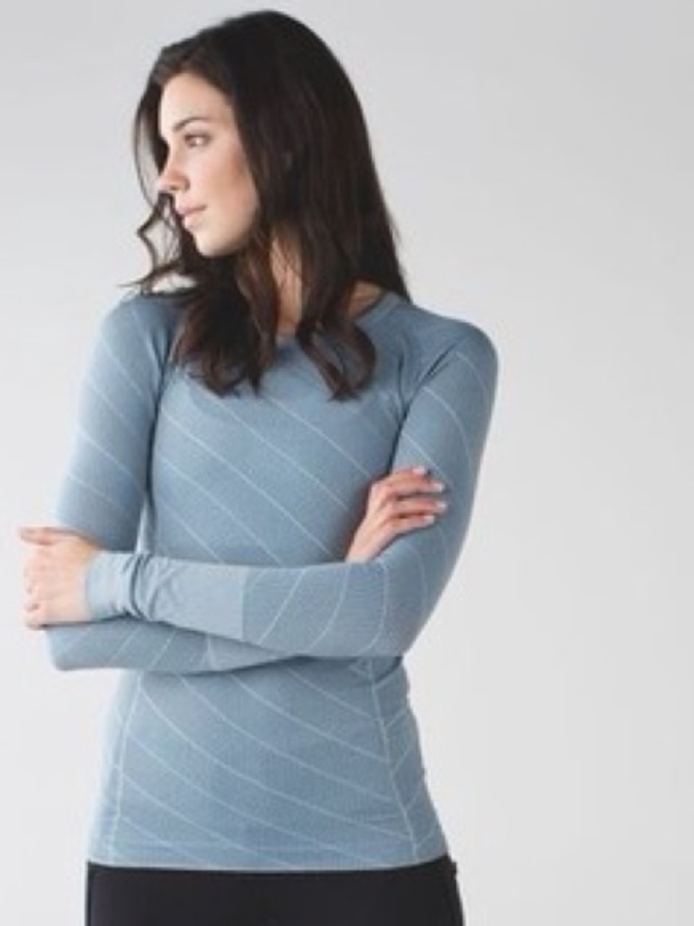 Lululemon blue swiftly tech long sleeve athletic workout tee shirt women’s small